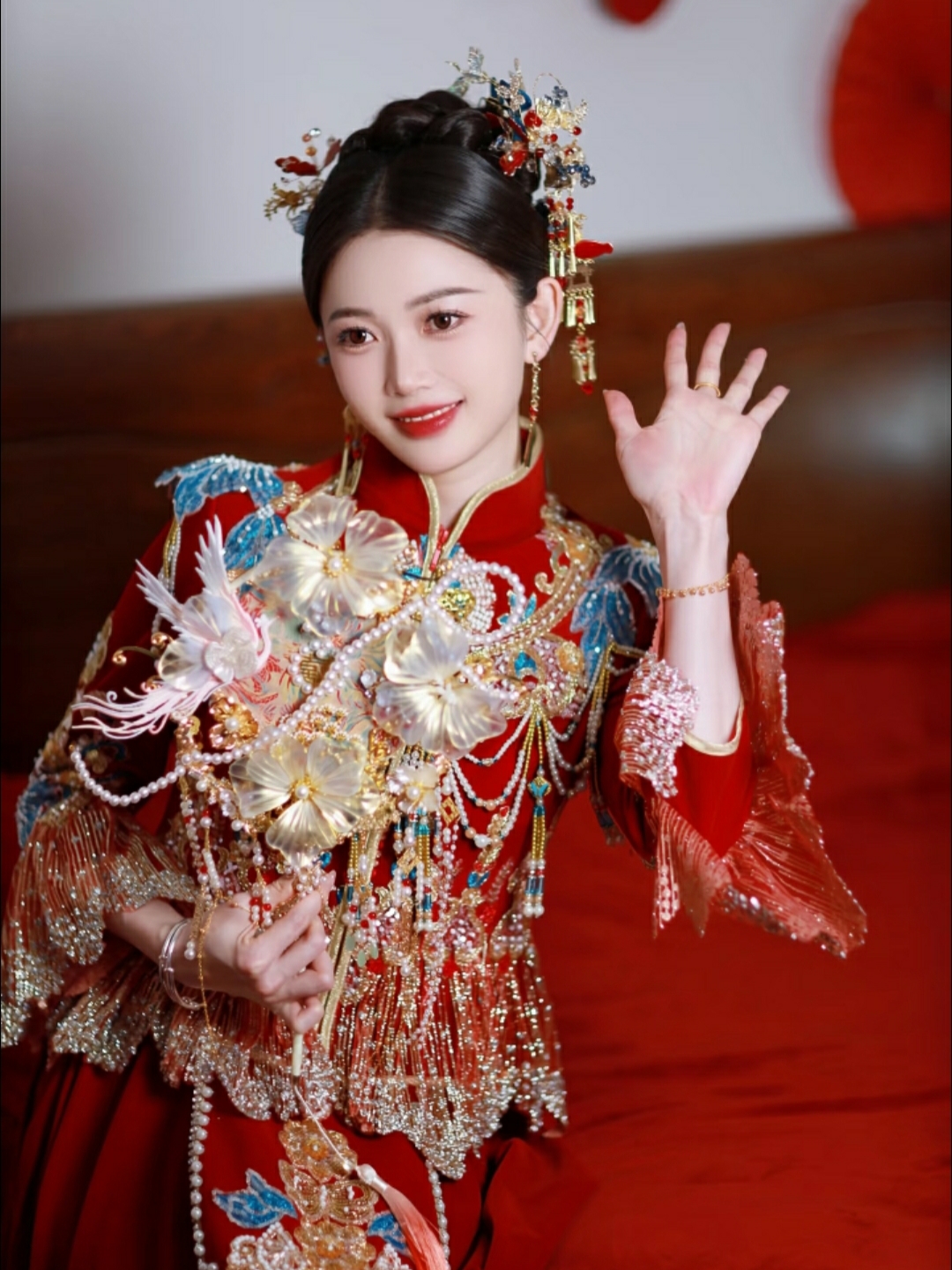 被“闺蜜”夸爆的秀禾造型💞