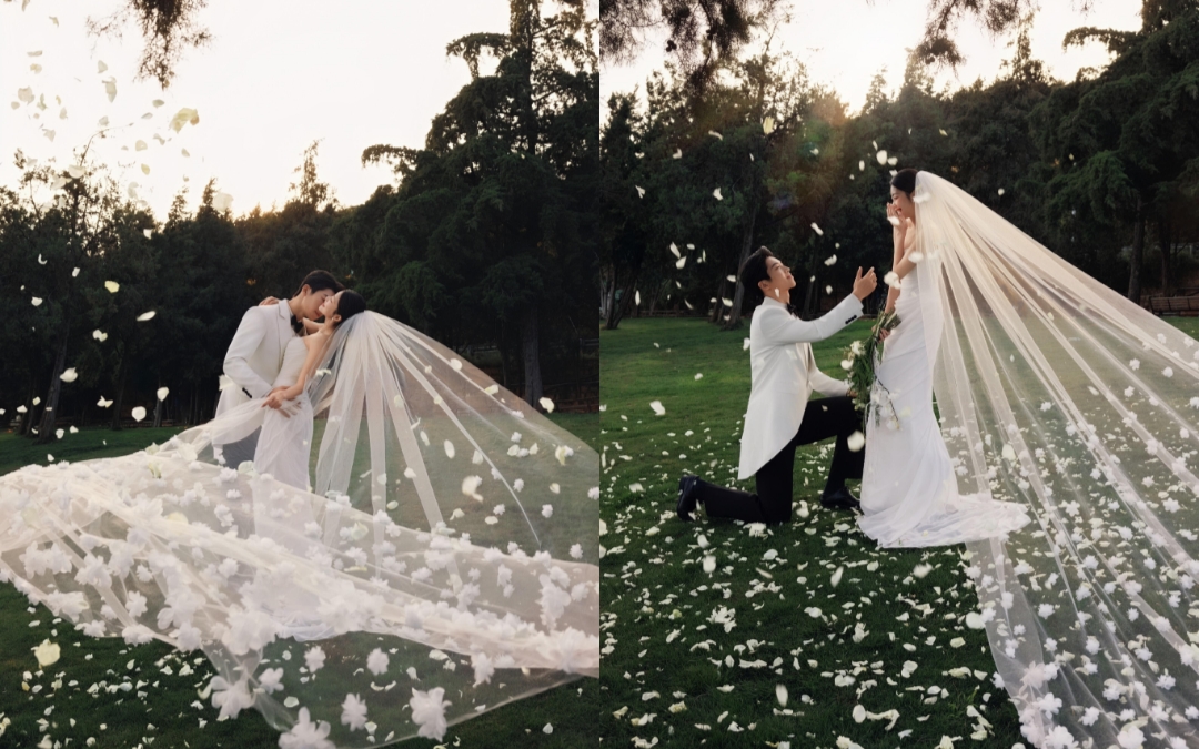 客片｜找一雙愛人望向你的眼草坪婚紗照