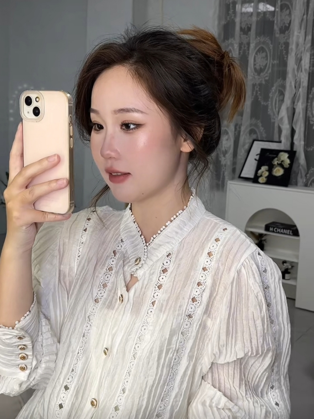 【依心】水光肌妆面，清透自然，真的太好看了啊吧！