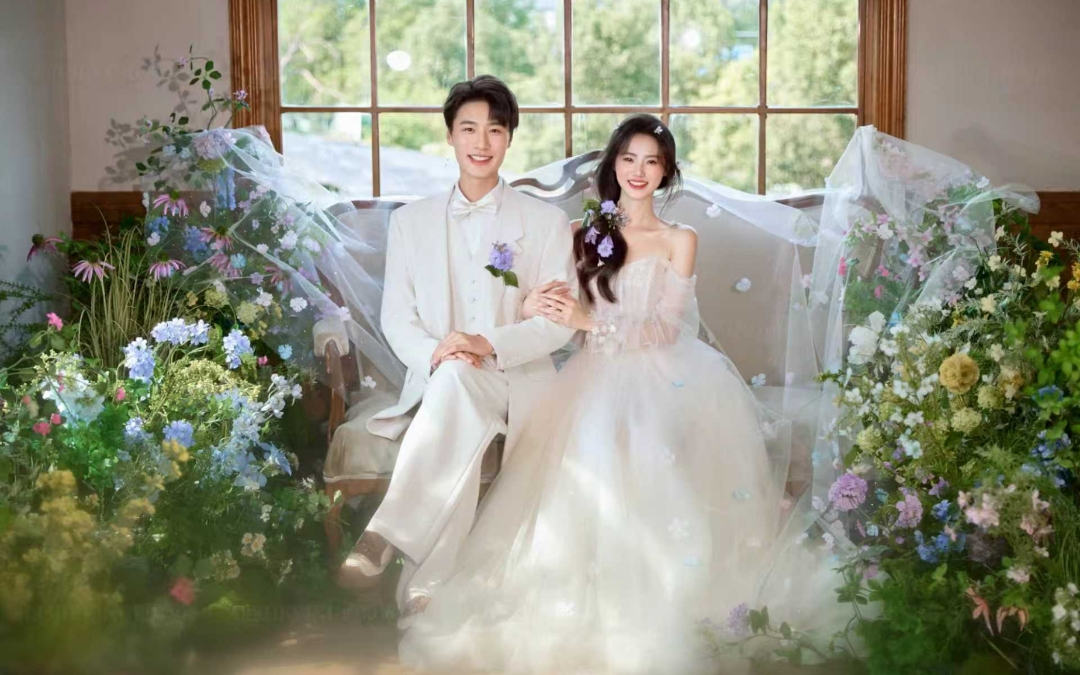 少女心爆棚🌸法式氛围感婚纱照超出片！