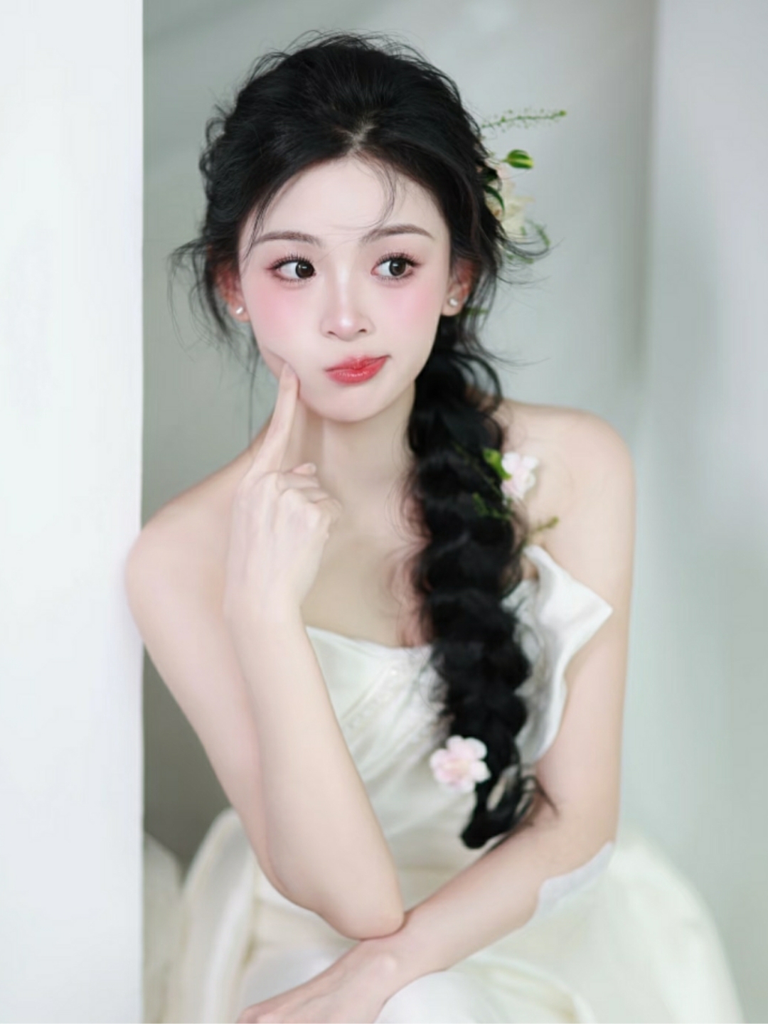 适合迎宾的轻纱造型