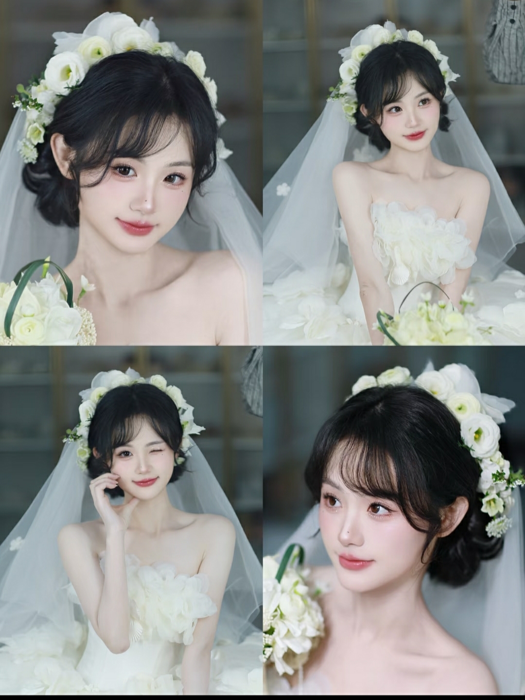 有刘海的小姐姐快来试这个造型吧！！自由且随性