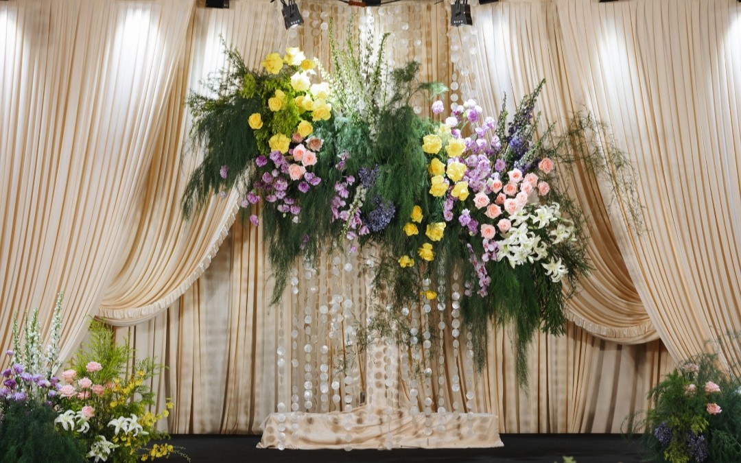 【巴黎婚礼】香槟色布艺婚礼