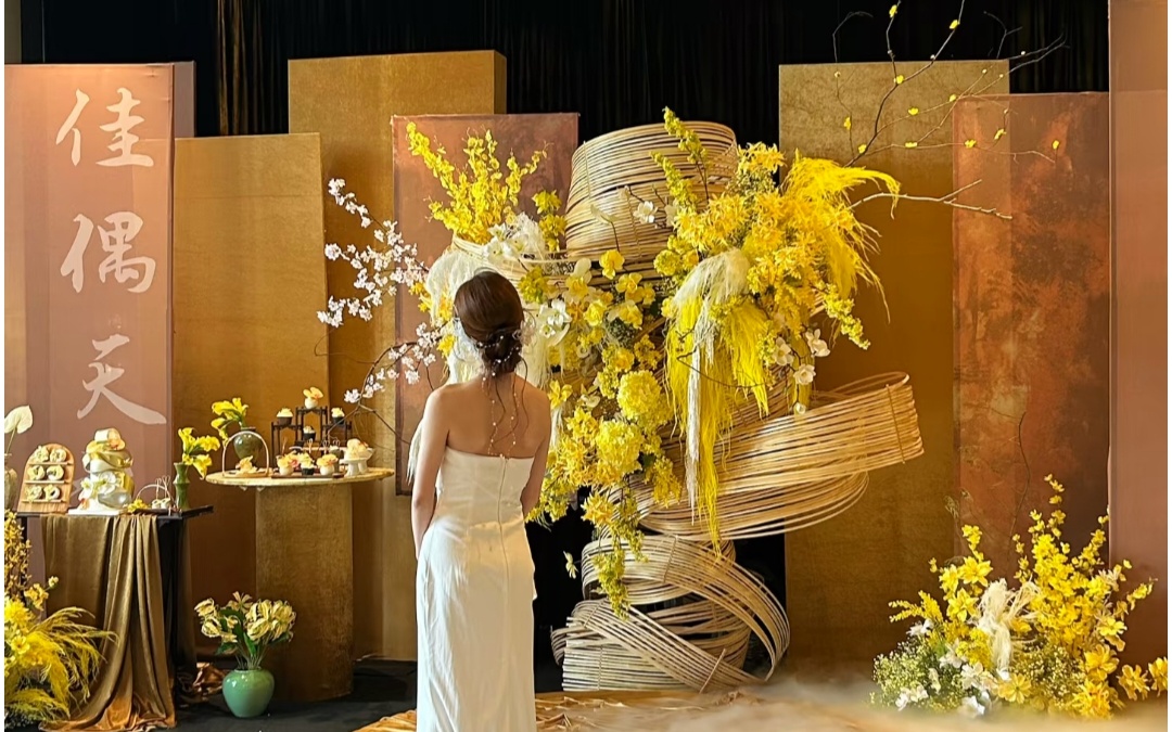 凤求凰婚礼/金棕色超绝中式美学