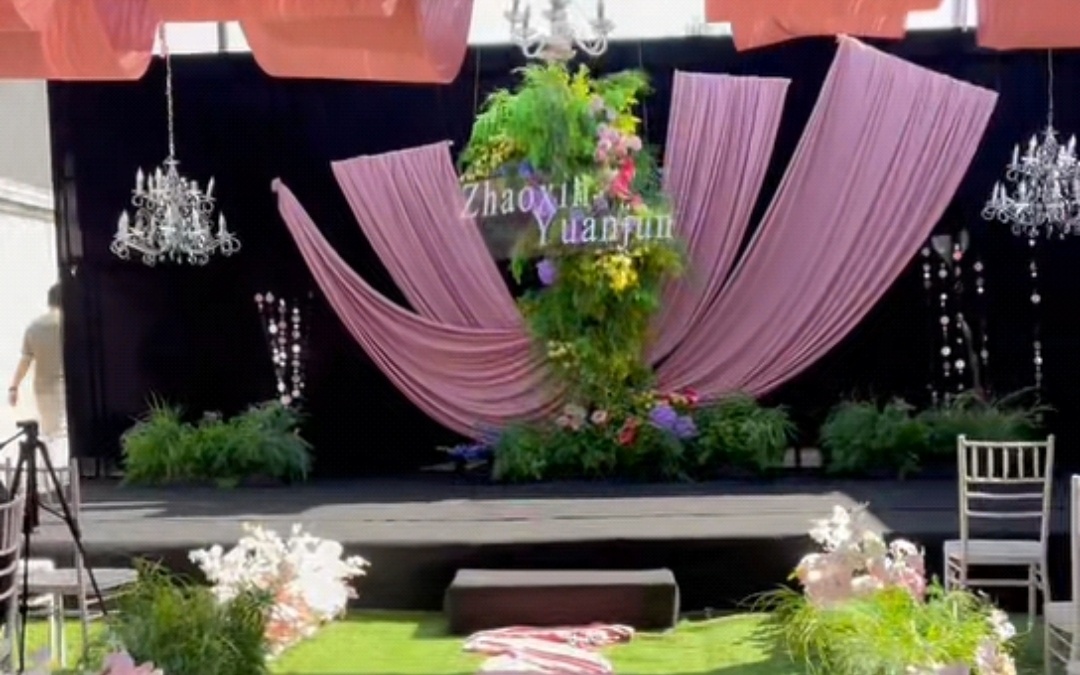 農(nóng)村粉色婚禮