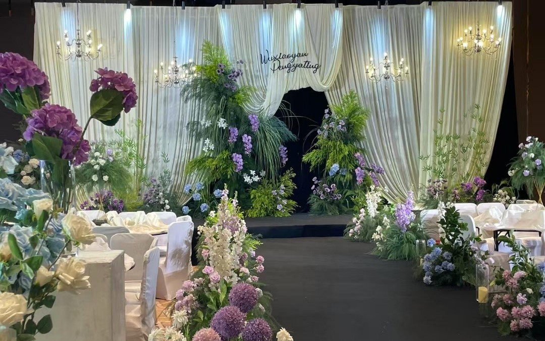 【巴黎婚礼】野生感布幔婚礼