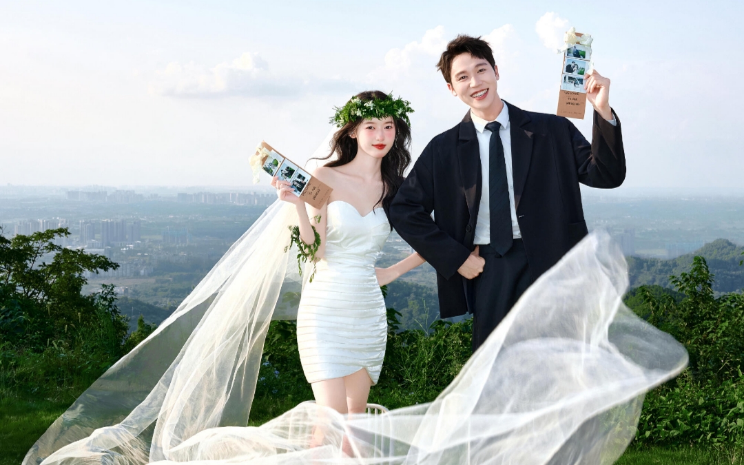 自由萬歲?生命力拉滿的婚紗照，