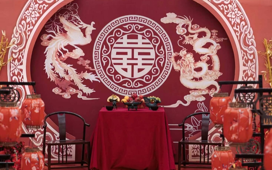 寒季庭院中式婚典，盡顯莊重東方美學(xué)