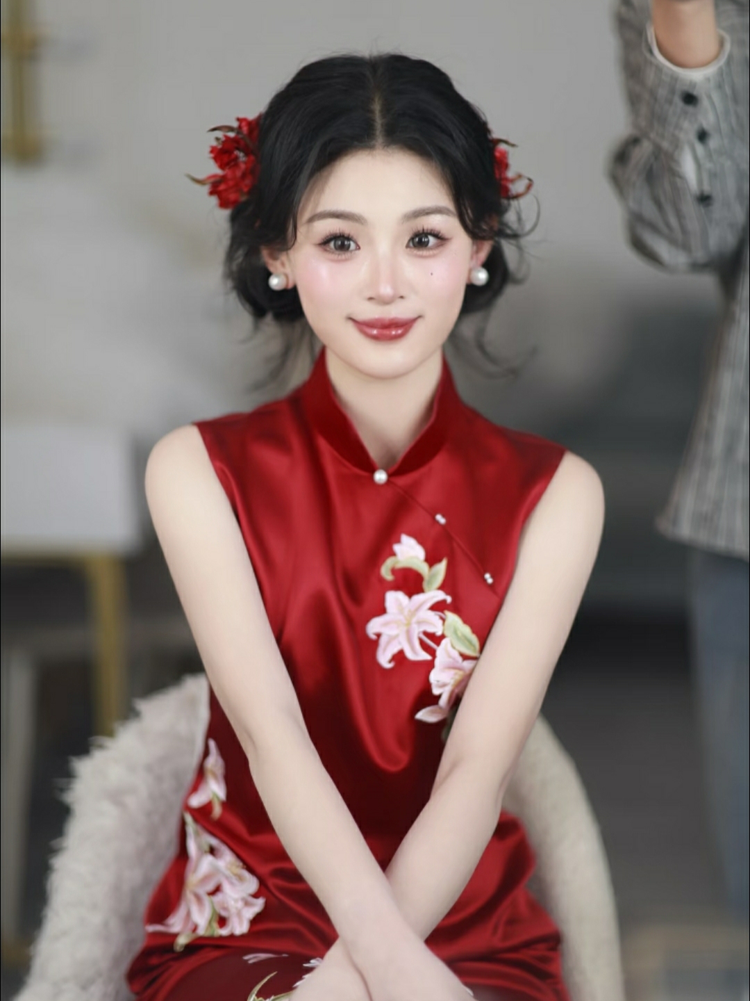 订婚晨袍造型👰🏻新中式妆造真的真的太好看啦