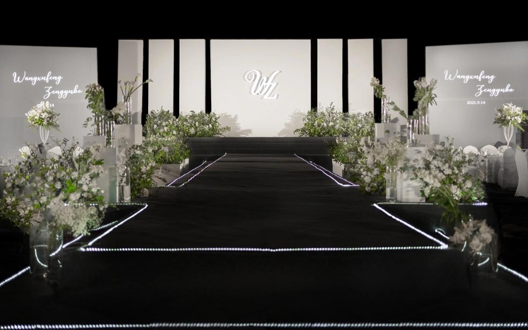 【巴黎婚礼】白绿色秀场婚礼