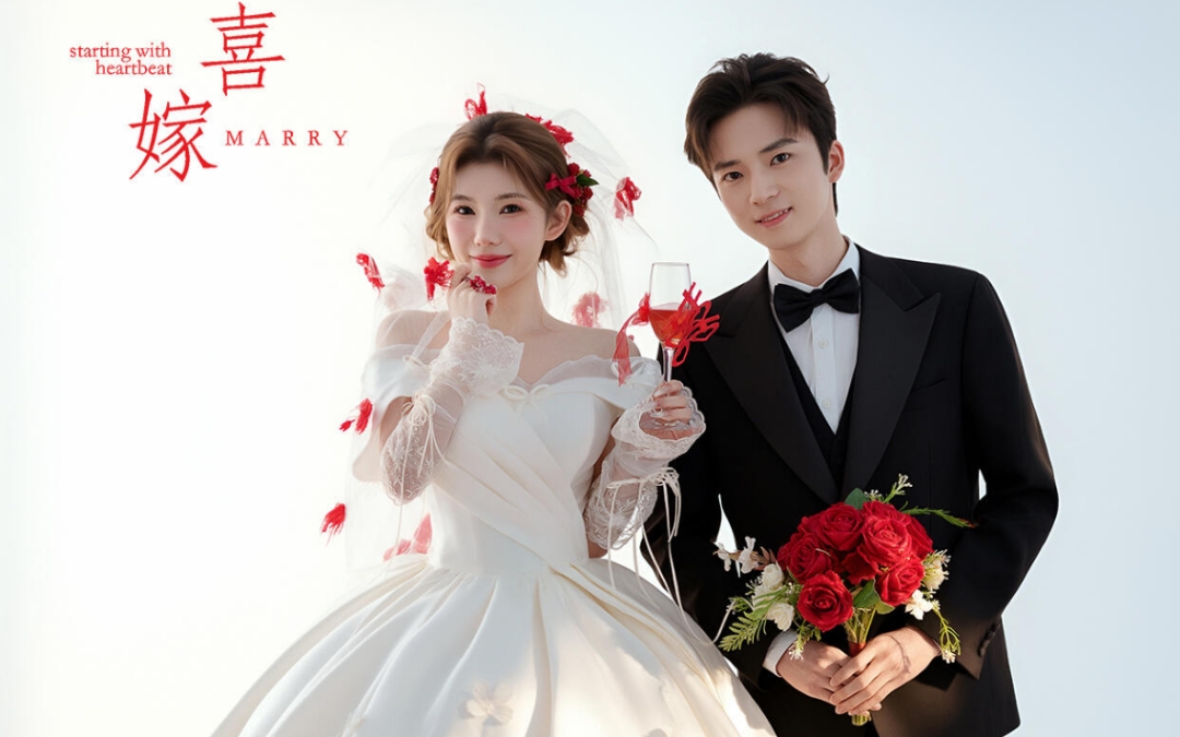 客片💖活泼甜妹必 冲系列室内主纱婚纱照