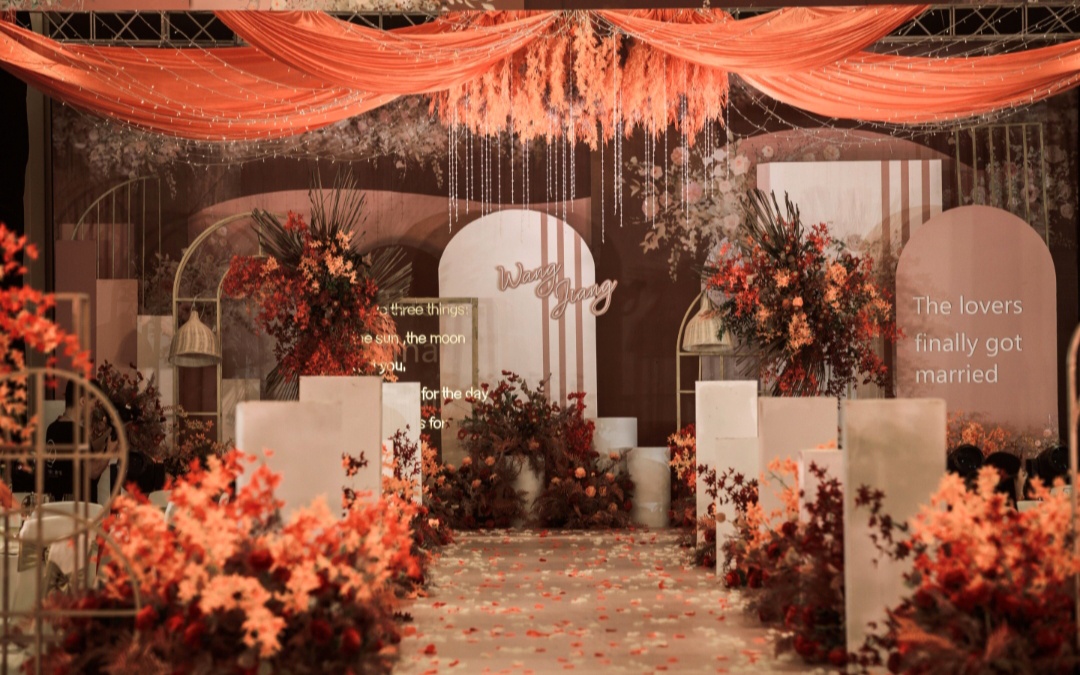  鎏光法式，镌刻挚爱时刻丨婚礼仪式现场