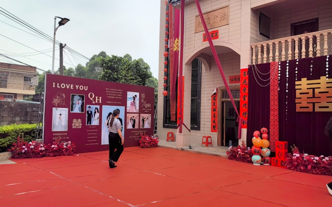 農(nóng)村庭院照片墻