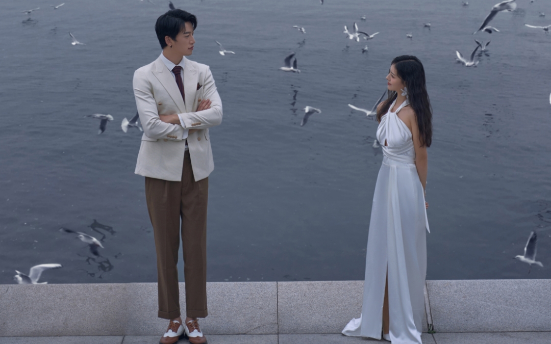 與海鷗共舞? 解鎖超絕氛圍感的婚紗照
