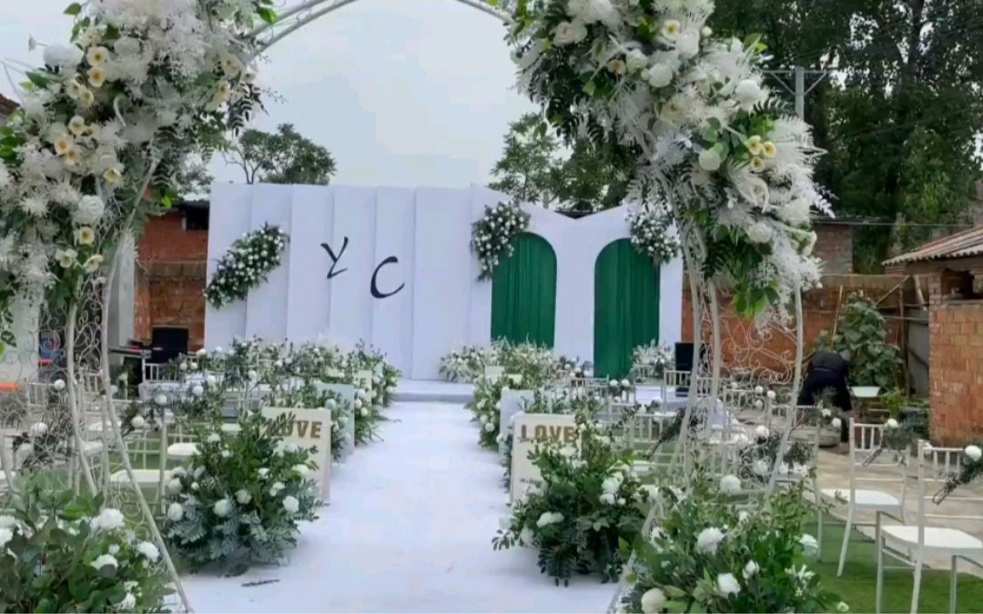 简约美学，定格挚爱丨婚礼仪式现场