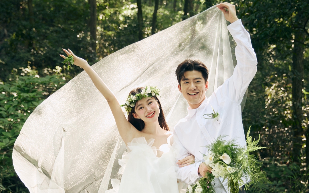 【婚纱照】当婚纱成为一封寄给自然的情书