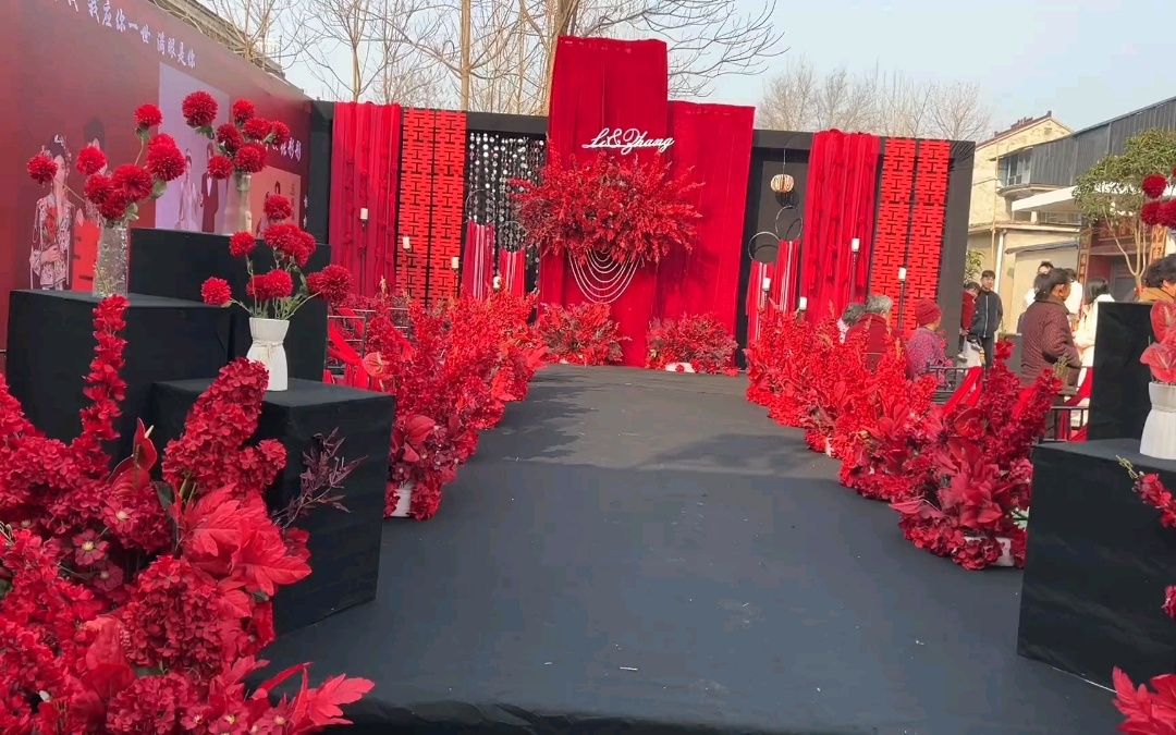 利辛大好婚禮紅色小眾婚禮