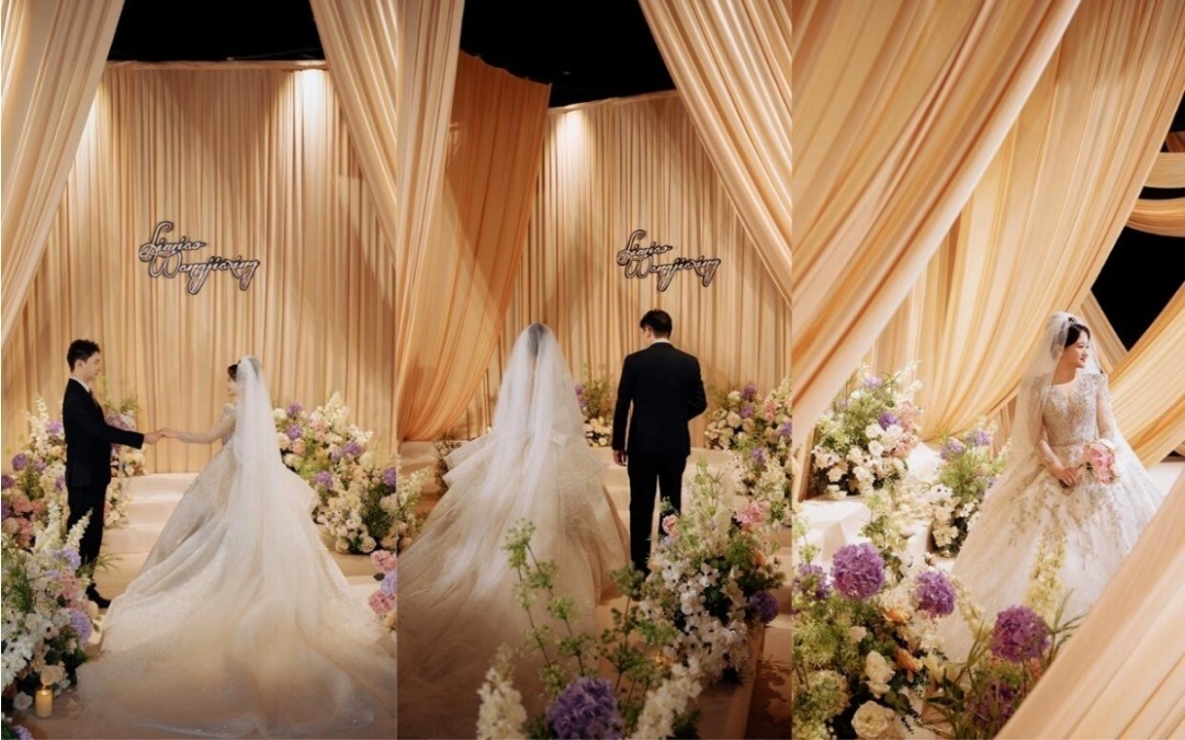 香槟金韩式婚礼