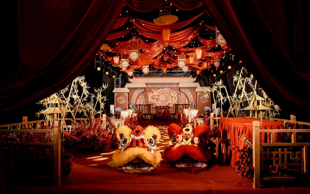 【美人鱼婚礼】团泽户外大棚中式婚礼