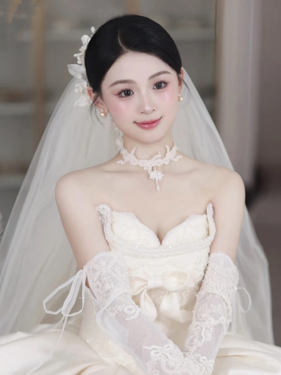 韩系简约新娘造型
