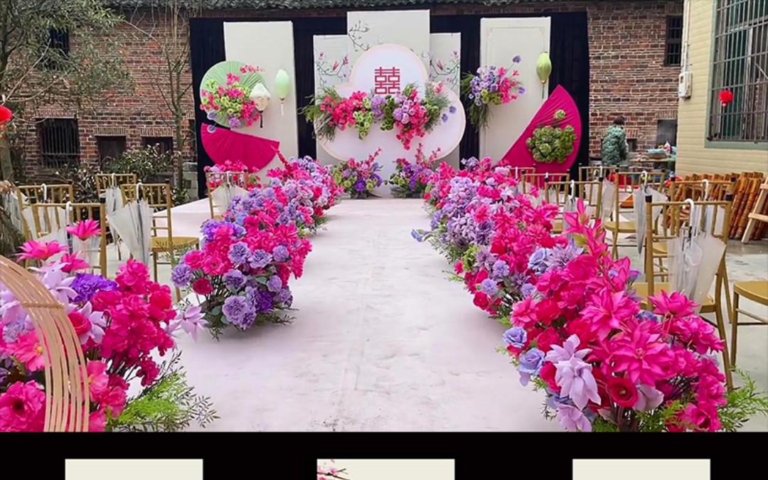 轻盈线条，勾勒今日婚礼轮廓