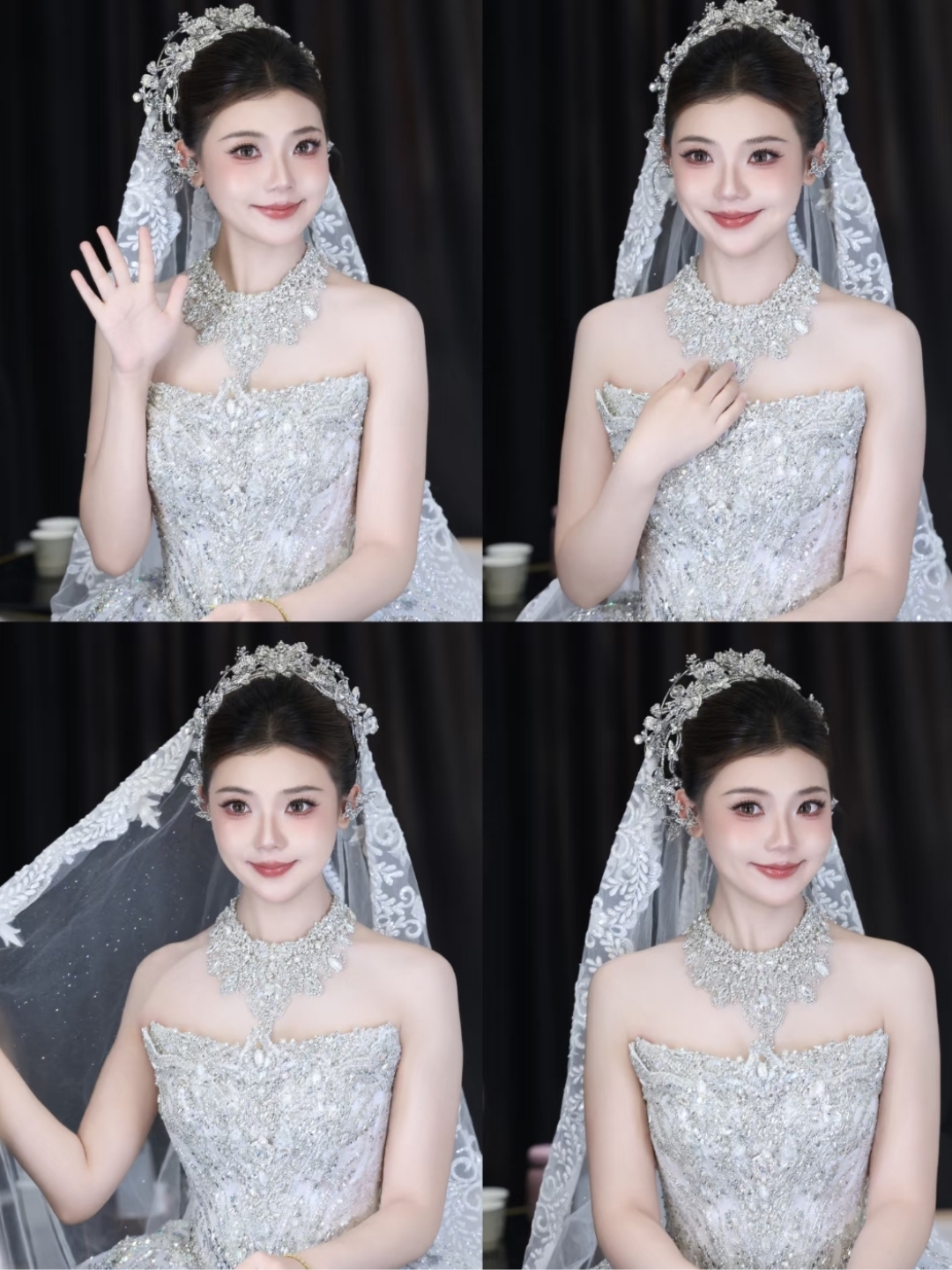 这组主纱造型真的美爆了👰👰