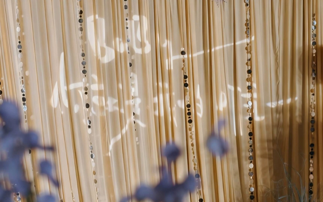 （緣夢(mèng)閣）香檳紫布幔圓球婚禮