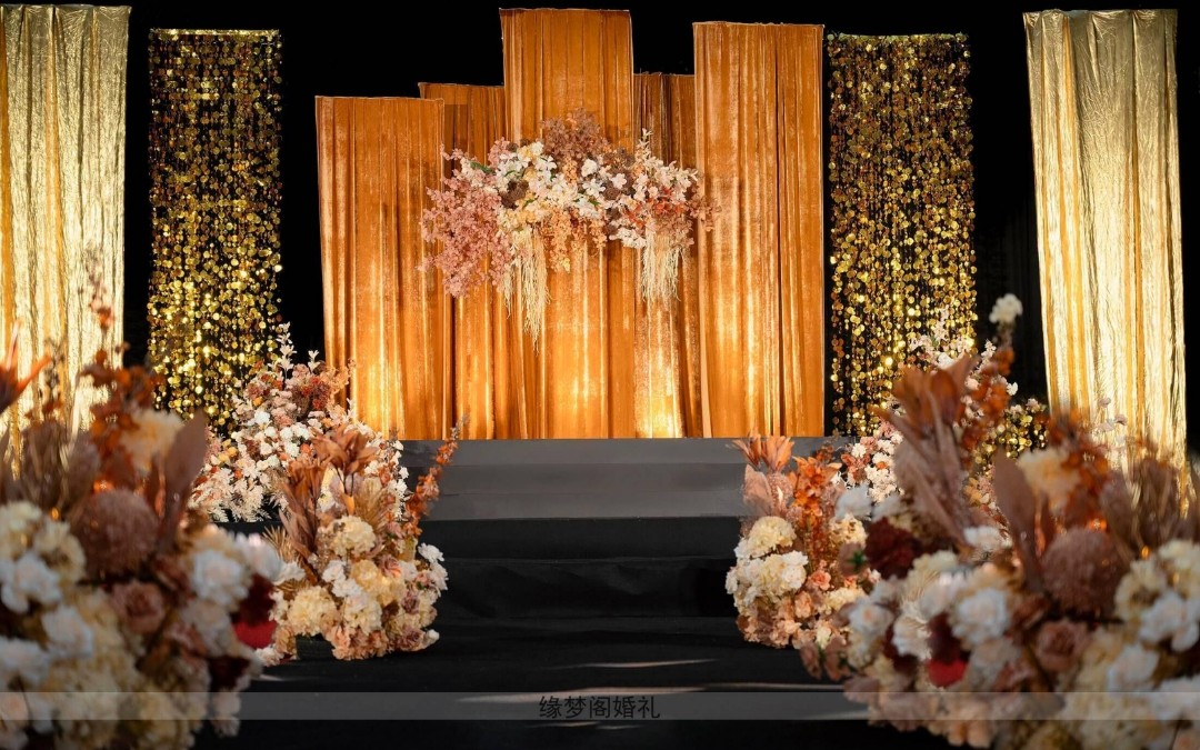 （緣夢(mèng)閣）金色亮片老錢風(fēng)