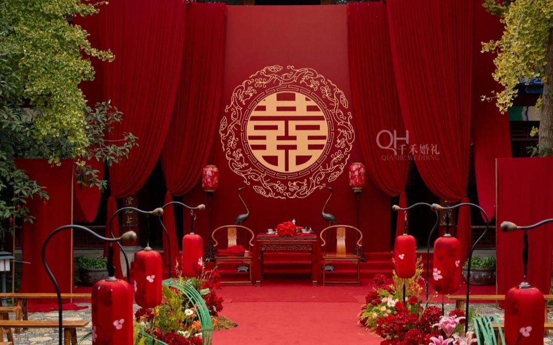 簡約大方的中式婚禮