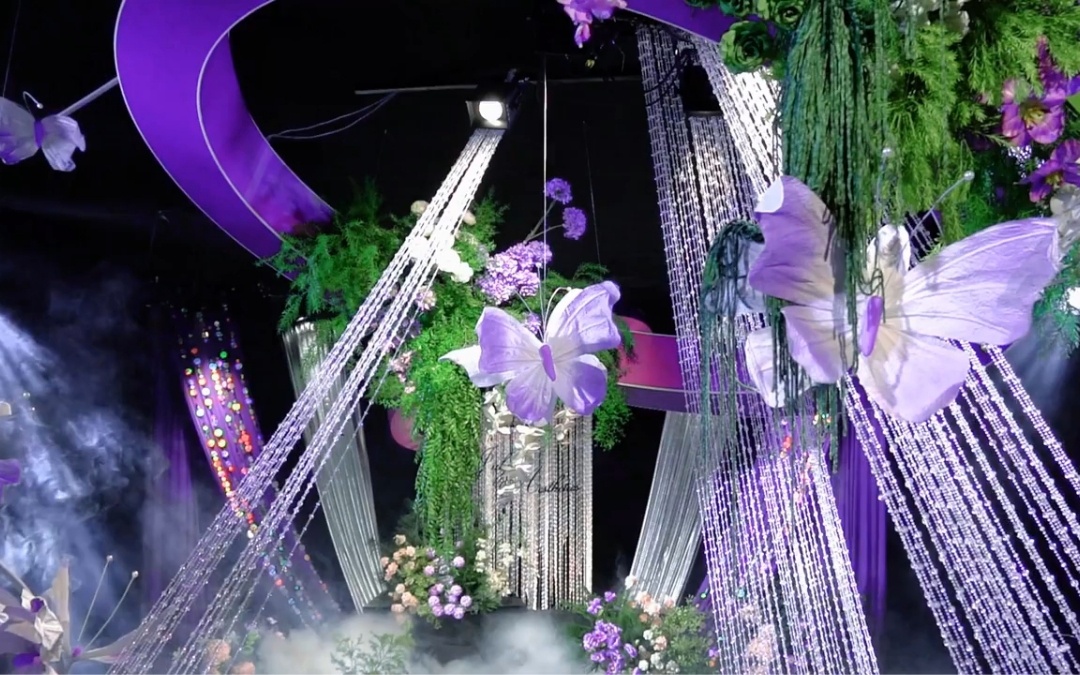 紫色@水晶婚禮現(xiàn)場(chǎng)
