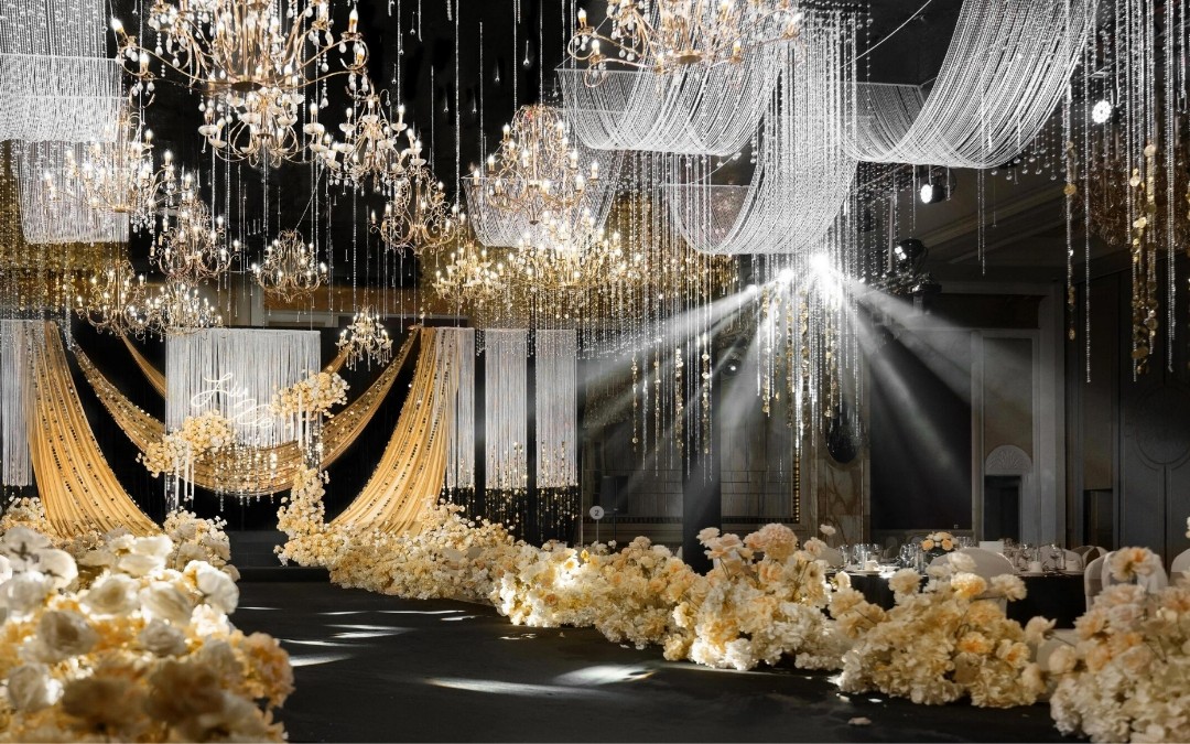 鎏金老钱风婚礼✨把贵气焊在婚礼现场