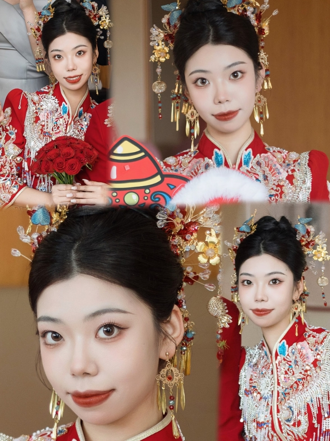 底妆清透服帖，眉眼弯弯全是温柔~🥰