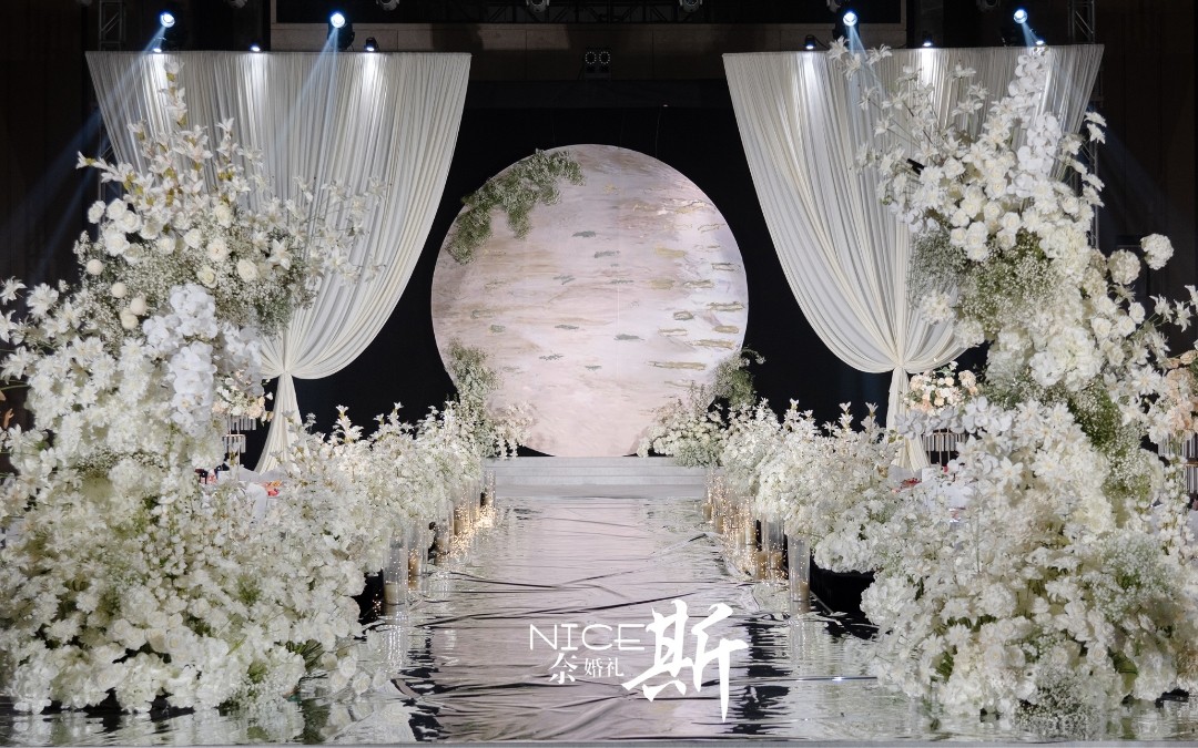 优雅韩式纯白主题婚礼