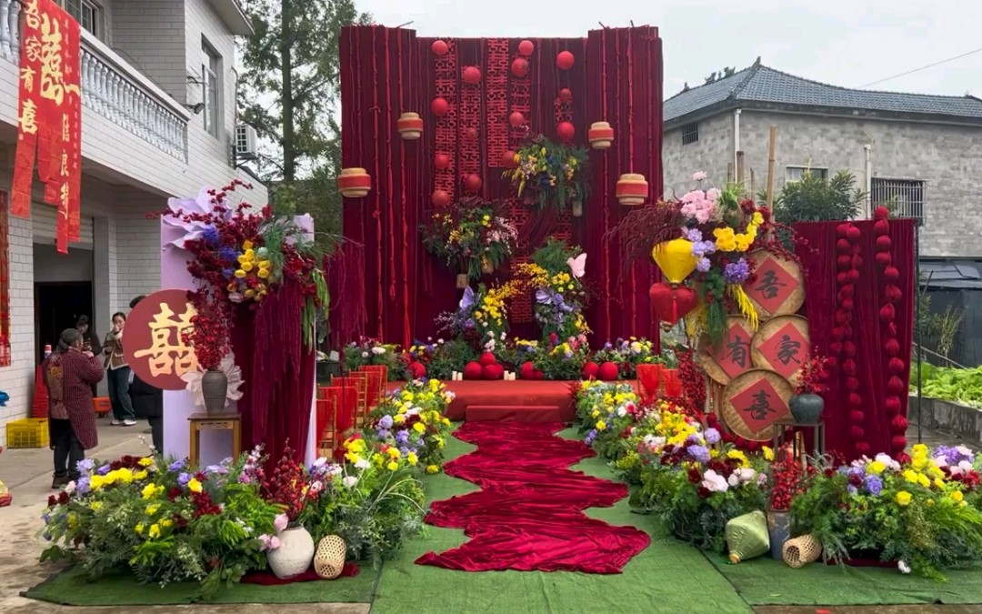 《匠申婚礼企划》南洋风韵融于高布幔的柔美线条