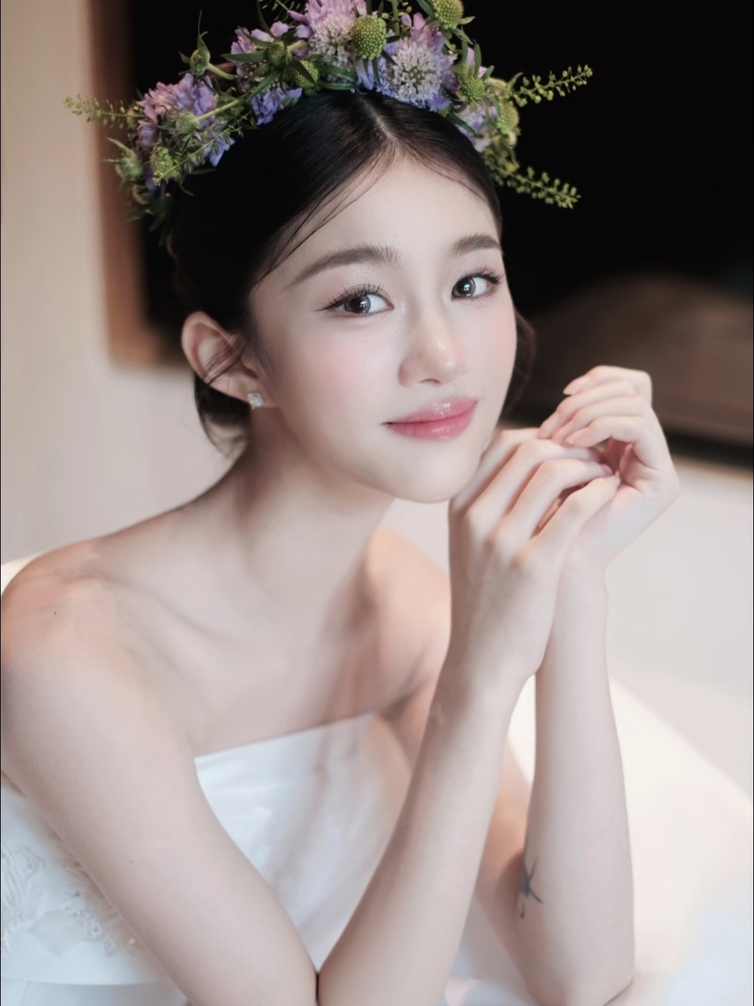 把春天戴头上是多么浪漫的事情啊