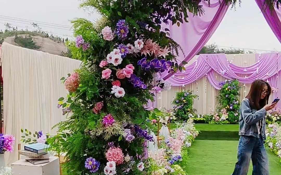 家门口的小清新婚礼