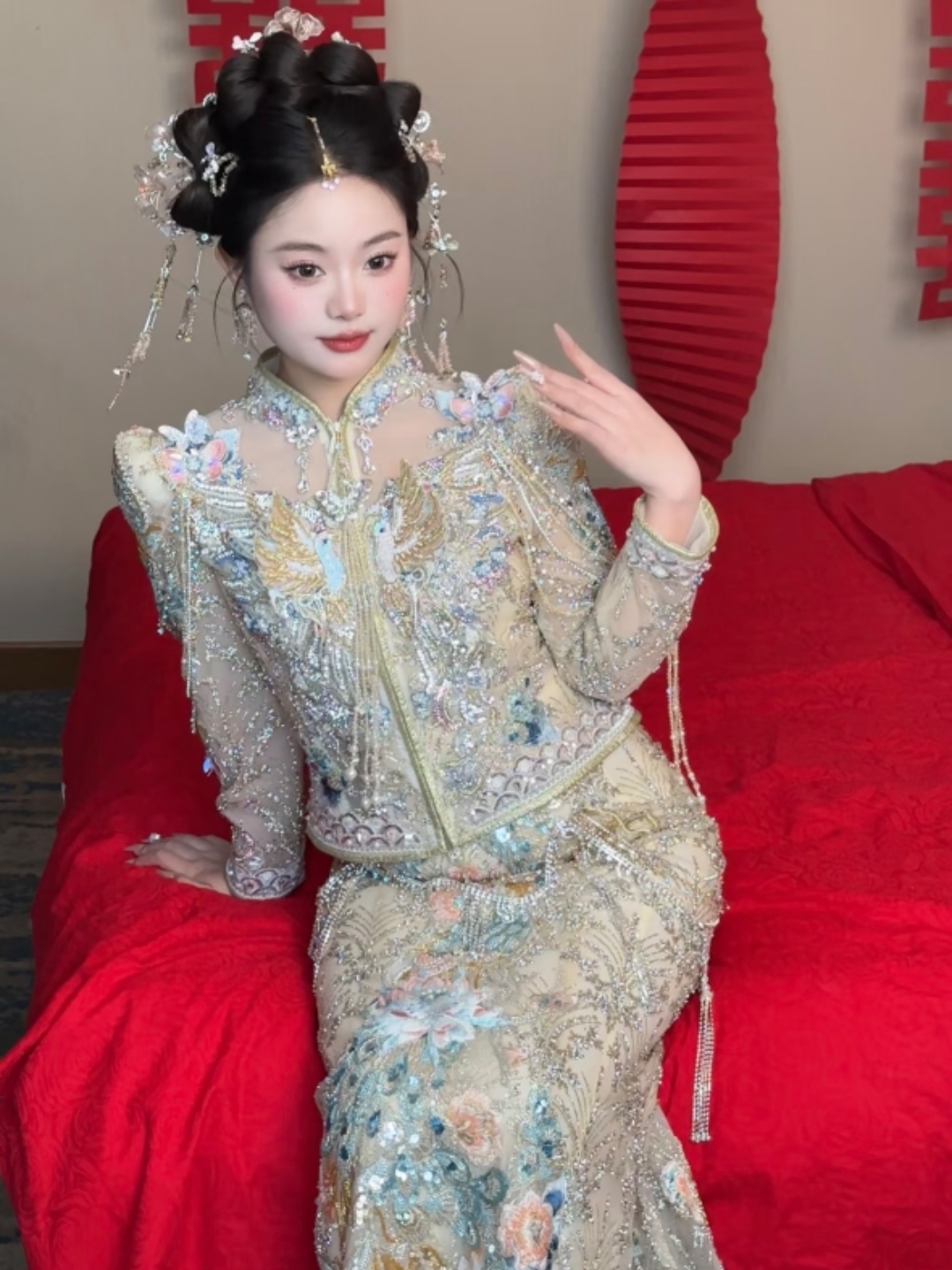 谁懂呀！浅色系中式真的太温柔