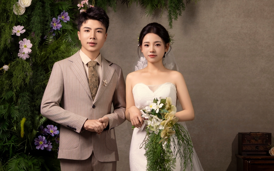 维纳斯  复古婚纱照