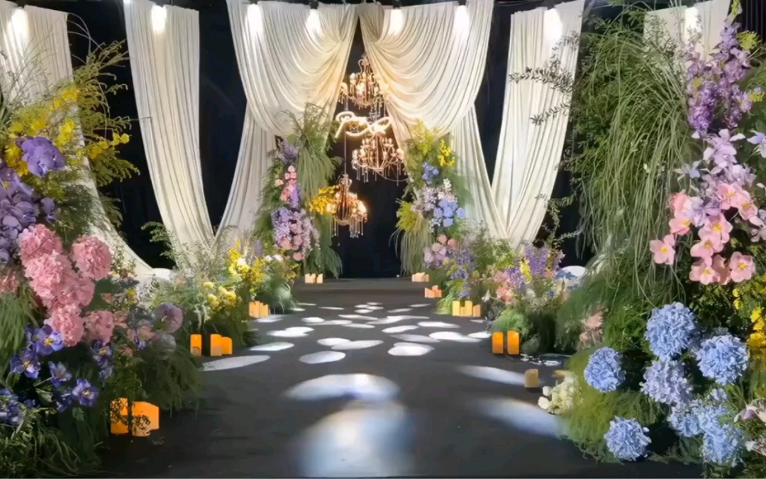 花园系婚礼！酒店也可以实现的！适合简约风婚礼