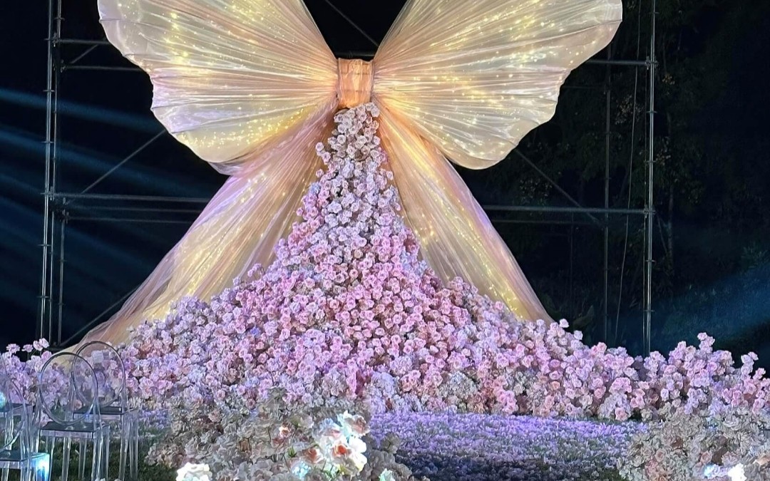 （緣夢閣）浪漫粉色蝴蝶婚禮