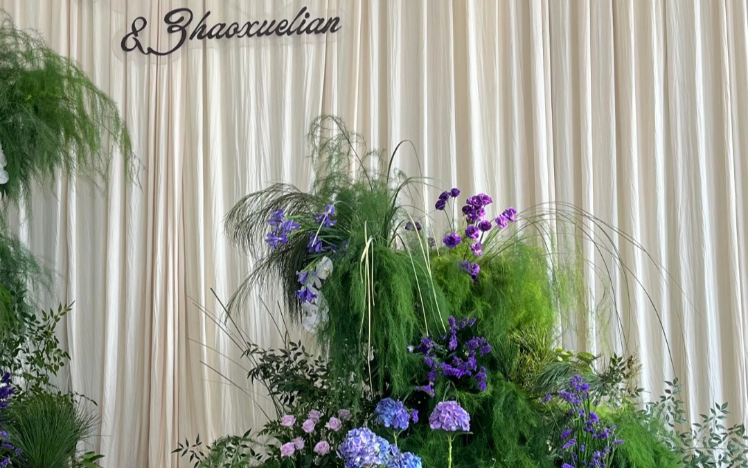 简约韩式布幔婚礼