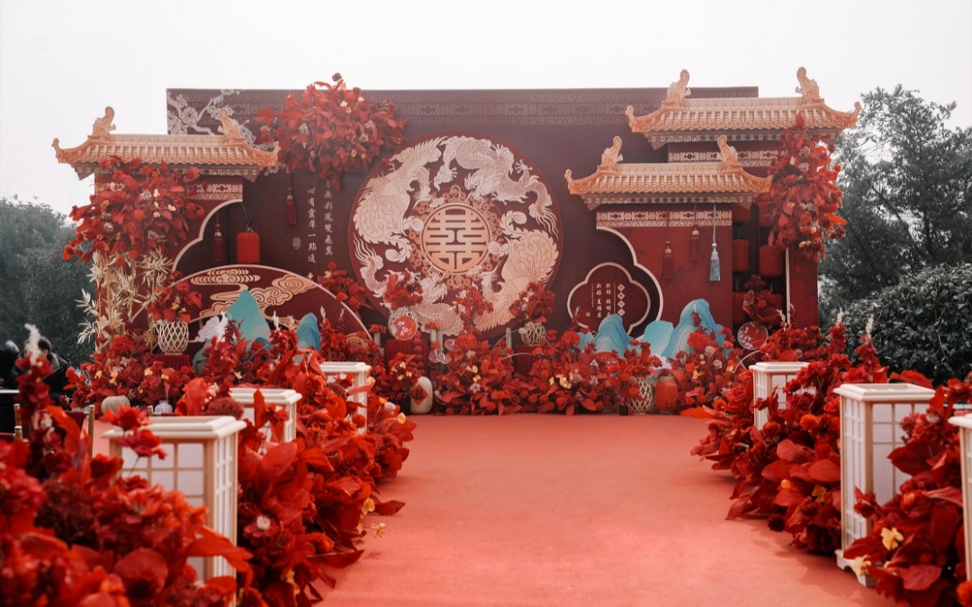 大竹戶外壩壩宴中式婚禮