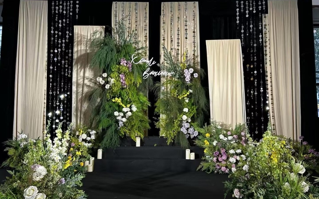 千禧婚禮-極簡的酒店布?；槎Y~