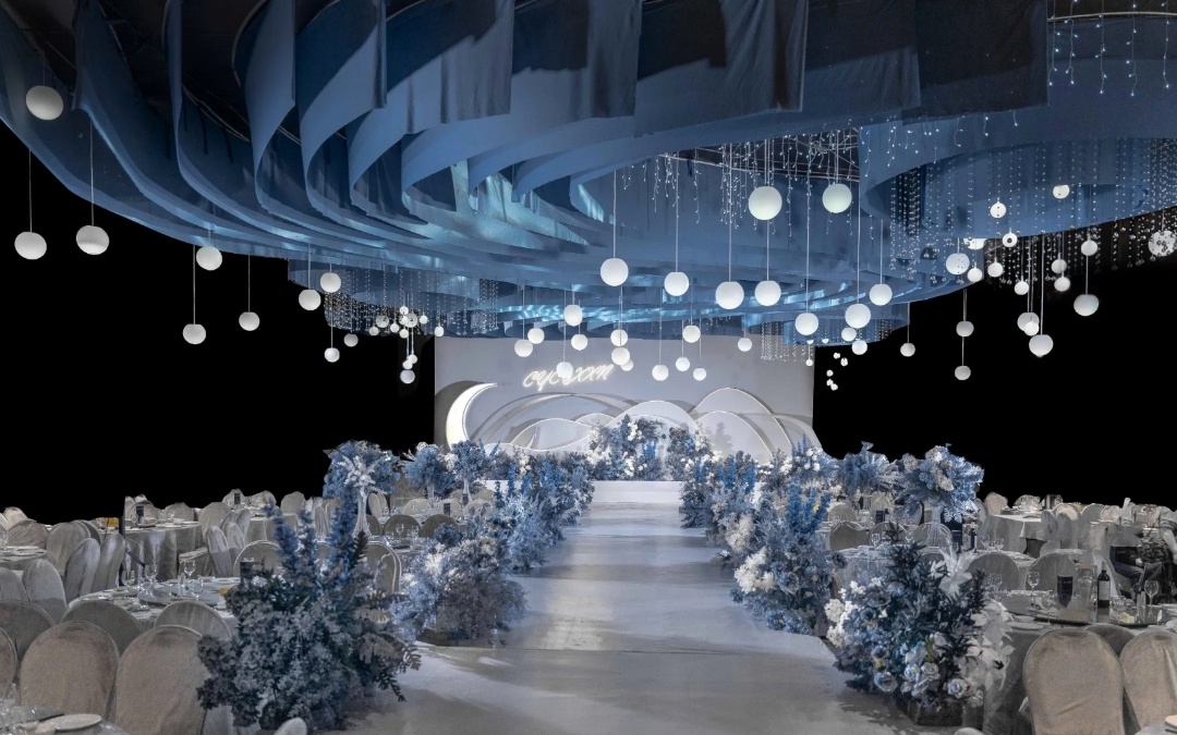 酒店蓝色吊顶系列