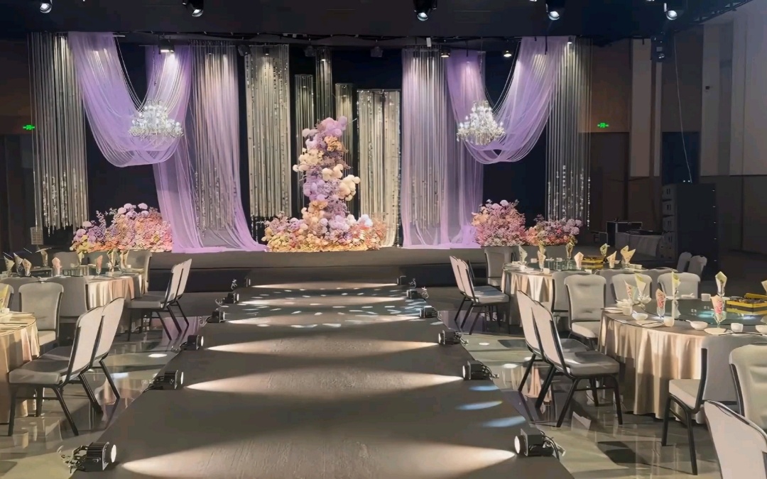 （緣夢閣）輕盈紫色輕紗婚禮