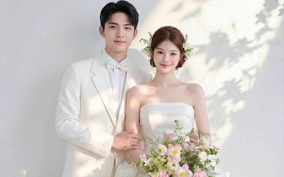 简约大方的迎宾海报风格主纱🤲🏻