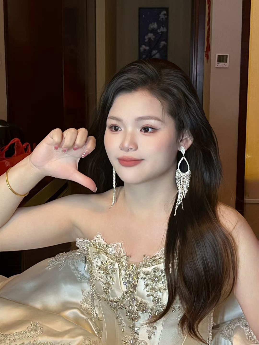 【依心】新娘说头饰让我安排，相信我的审美和技术！