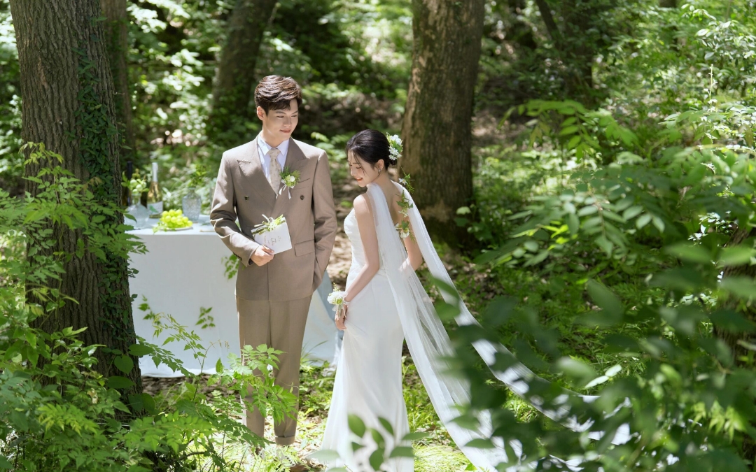 【婚纱照】邂逅氧气感满满的森系婚纱照