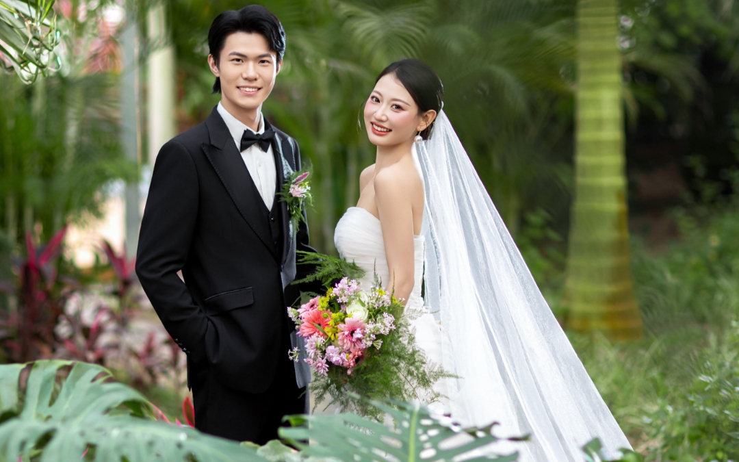 森系婚纱照🌿清新感拉满