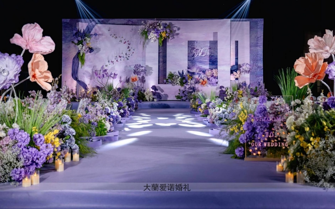 紫韵油画梦境，邂逅莫奈浪漫婚礼